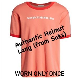 Helmut Lang tshirt - worn only once - unique color